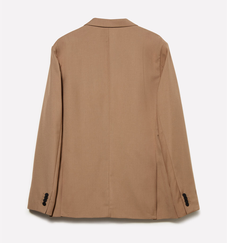 Beigefarbener Blazer - blazer für herren - Camel | Sisley image number 2